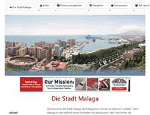 Tablet Screenshot of malaga-urlaub.com